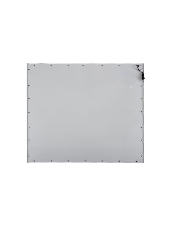 GloboStar Square Recessed LED Panel 40W with Natural White Light 4500K 60x60cm 2pcs