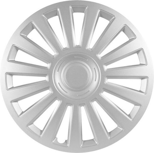 Versaco Car Hubcap Set Luxury 14" 4pcs Silver VR