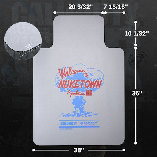 Eureka Ergonomic COD-FP07-T Chair Mat