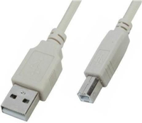 USB 2.0 Kabel USB-A-Stecker - USB-B-Stecker 1.8m 04.001.0412