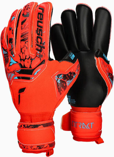 Reusch Attrakt Adults Goalkeeper Gloves Red