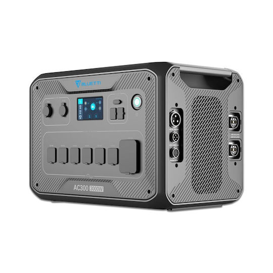 Bluetti AC300 Expandable No Battery Power Station Capacity 3072Wh AC300-EU-BK-BL-00