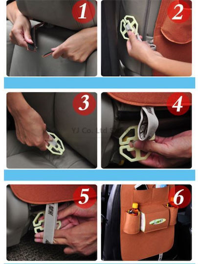 HAMA HAMA Car Space Organizer Back Seat Cover Gray
