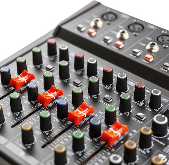 Vonyx VM-KG08 172.596 Analog Mixer 8 Channels with Phantom Power & 4 XLR Inputs & Bluetooth
