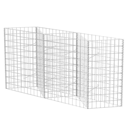 vidaXL Garden Fencing Material 1pcs Silver