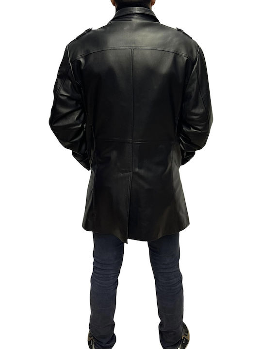 Da-335 Leather Jacket Black