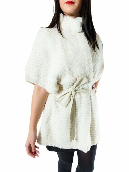 Women's Long Fur White