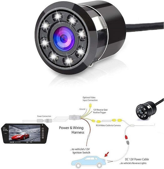 Waterproof Car Reverse Camera with Night Vision Universal 100781