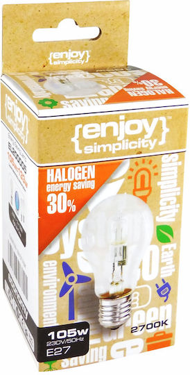 Elvhx Λάμπα Αλογόνου για Ντουί E27 με Ισχύ 70W 220-240V