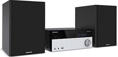 Technisat Ηχοσύστημα 0000/3919 100W με CD / Digitale Medien Player και Bluetooth Silber / Schwarz