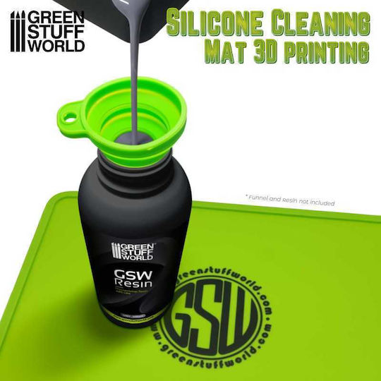 Green Stuff World Silicone Cleaning Mat Kutter Modellierung 1Stück