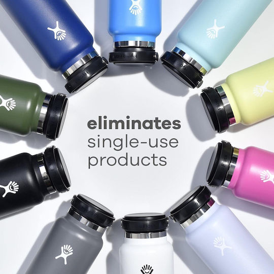 Hydro Flask Standard Mouth Insulated Sport Cap Ανταλλακτικό Καπάκι για Θερμός από Πλαστικό Μαύρο