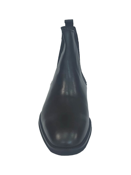 Leather Black Men's Boots