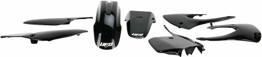 UFO Σετ Πλαστικά Μοτοσυκλέτας για Kawasaki KX για Keeway Easy Μαύρο