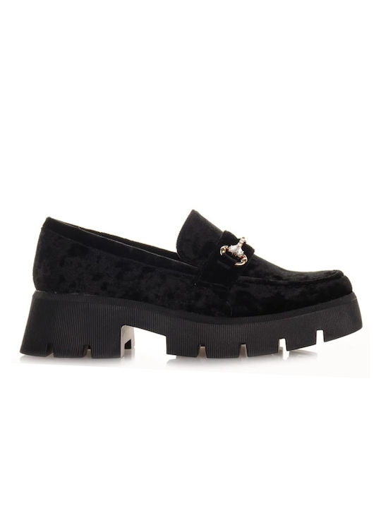 Sushi's Closet Women's Loafers in Black Color