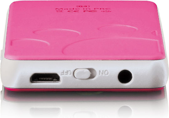 Lenco Xemio-560PK MP3 Player (8GB) με Οθόνη TFT / LCD 1.8" Ροζ