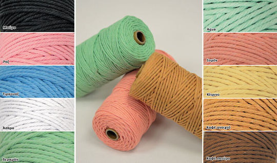 Faitakis Pack Връзка Памучно Тюркоазен 3mm x 100m