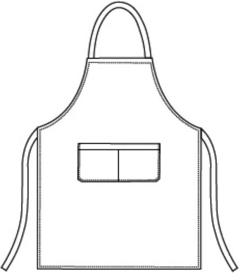 Egochef Ποδιά Σεφ Ολόσωμη Yellow