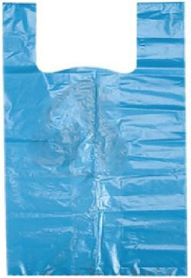 Plastic Bags Vest Type Blue 1kg Νο60