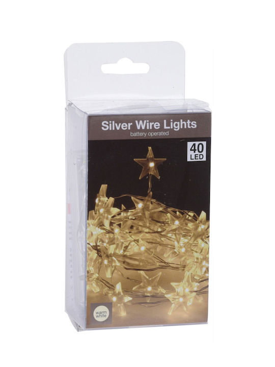 40 Λαμπάκια LED 2μ. Λευκά σε Σειρά 40 Λαμπάκια LED 2μ. Λευκά σε Σειρά