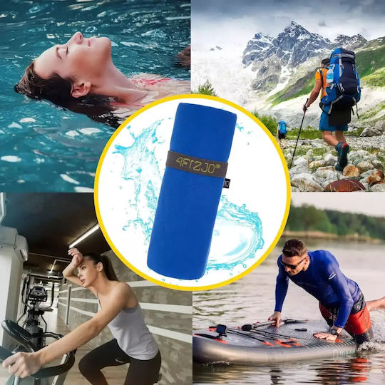 4FIZJO Microfiber Body Towel Blue 180x100cm