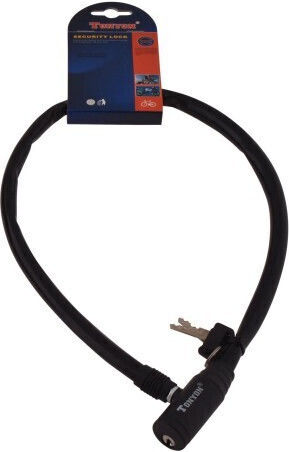 Tonyon TY602 Bicycle Cable Lock with Key Red