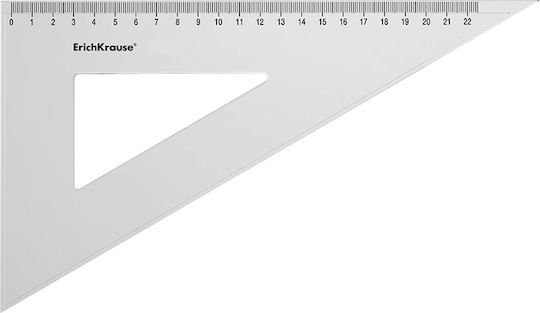 ErichKrause Triunghi Geometric Plastic Transparent 22cm