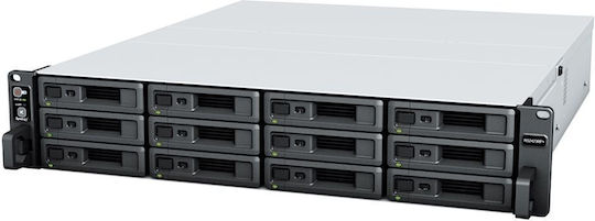 Synology RackStation RS2423RP+ NAS Rack with 12 slots for HDD/SSD and 2 Ethernet ports