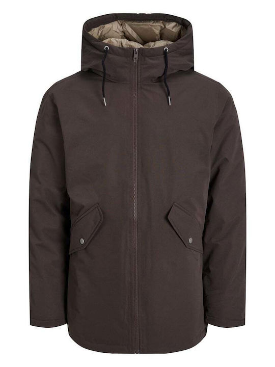 Winter Jacket Parka Brown