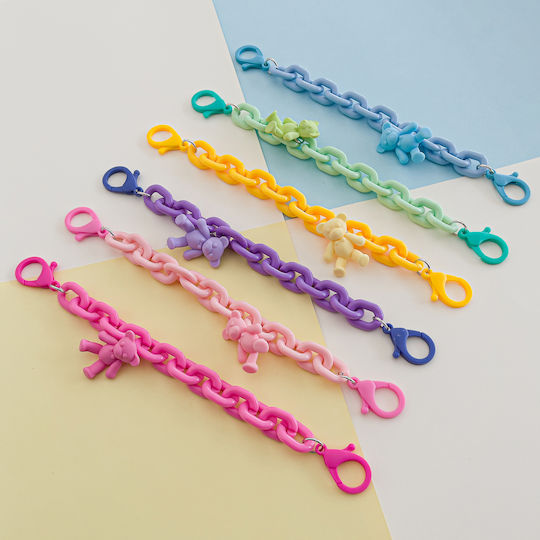 Hurtel Chain Holder Pendant Мобилни бижута Розов