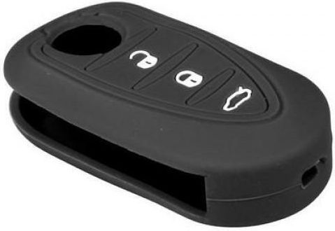 Husă Cheie Type-2 din Silicon cu 3 Butoane pentru Alfa Romeo în Culoarea Multicolor