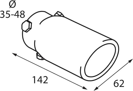 Lampa Auspufftopf Universal