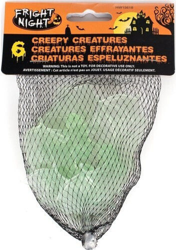 Carnival Accessory Black for Halloween Black Bats Glow In Dark 6pcs