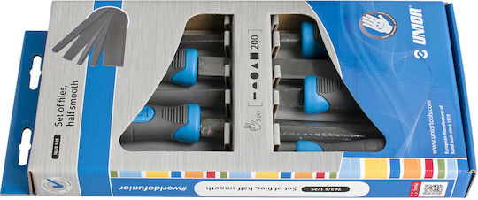 Unior 612931 Комплект Пили с Дръжка 5бр
