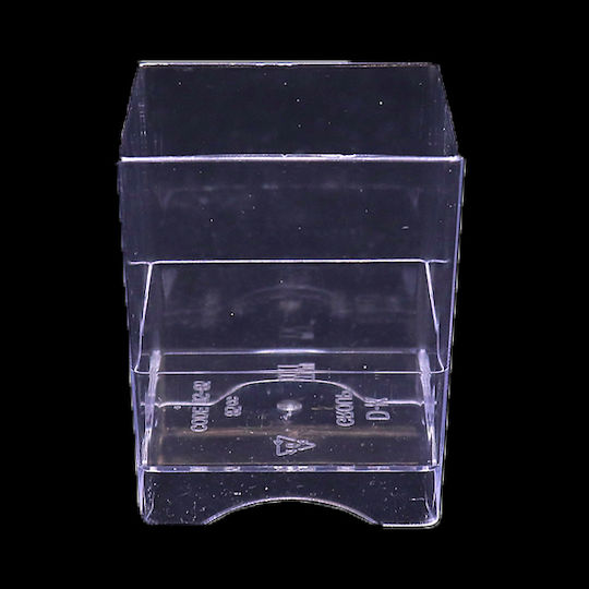 DK Set of 30 Plastic Short Bar Glasses with Capacity 85ml Transparent
