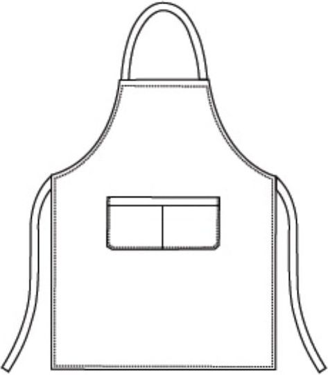 Egochef Apron Full Body Green