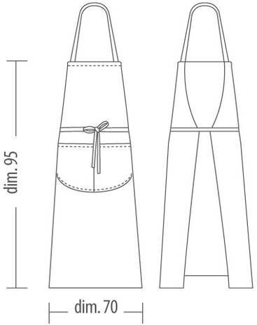 Toma Youniform Apron Full Body Lima Black