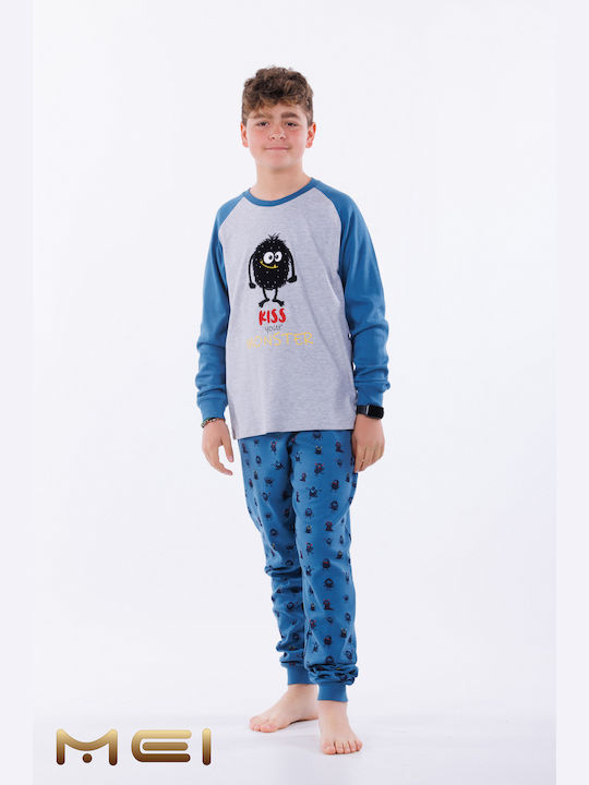 MEI Kids Pyjamas Cotton Blue