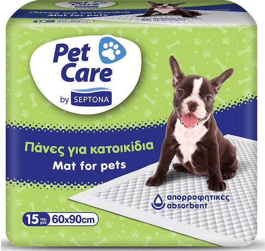 Septona Pet Me Dog Floor Diapers 60x60cm 15pcs