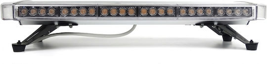 Auto-Leuchtturm LED 12V 76cm mit Orange Beleuchtung