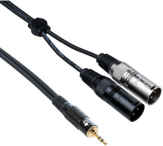 Bespeco XLR male to 3.5mm male 5m Cable (EAYMS2MX500)