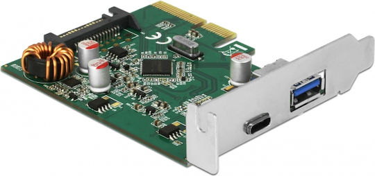 DeLock Κάρτα PCIe σε 2 θύρες Type-C / USB 3.1