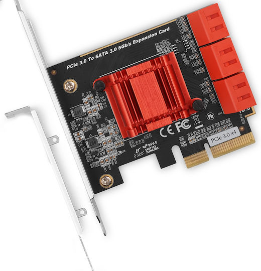 Axagon Κарта PCIe в 6 порта SATA