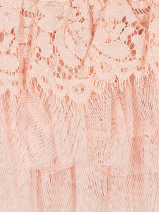 Kinder Tutu Rock aus Tüll Rosa Kamma Blush