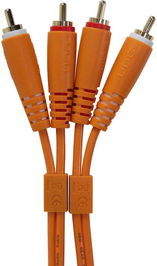 UDG Cable 2x RCA male - 2x RCA male 1.5m U97001OR
