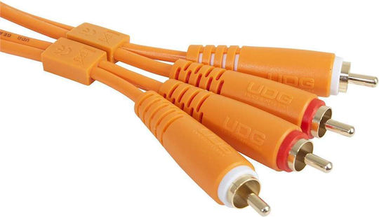 UDG Cable 2x RCA male - 2x RCA male 1.5m U97001OR