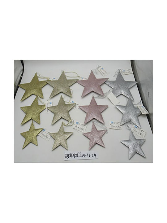 Iliadis Christmas Star Ornament Silver 20x20cm