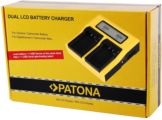Patona Double Battery Charger Lcd Compatible with Fujifilm
