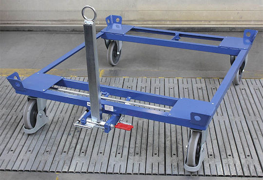 Variofit Plattformwagen for Load Weight up to 500kg in Blau Color