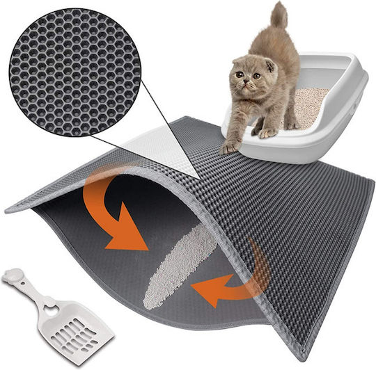 PetWant Gray Matte Katzenklo 37x37cm 1Stück